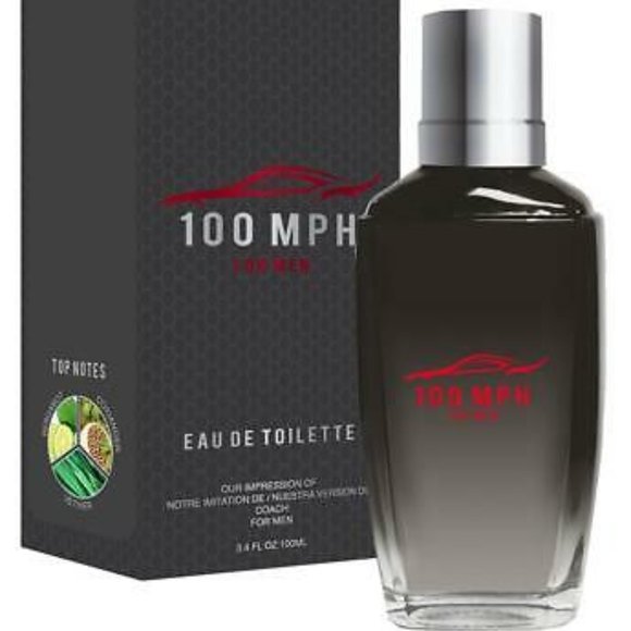 preferred Other - 100 MPH Cologne 3.4 fl oz EDT For Men By Preferred Fragrance Spray Bottle
